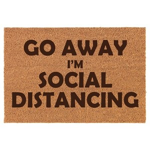 Coir Door Mat Entry Doormat Funny Go Away Coir Door Mat Entry Doormat Funny Go Away
