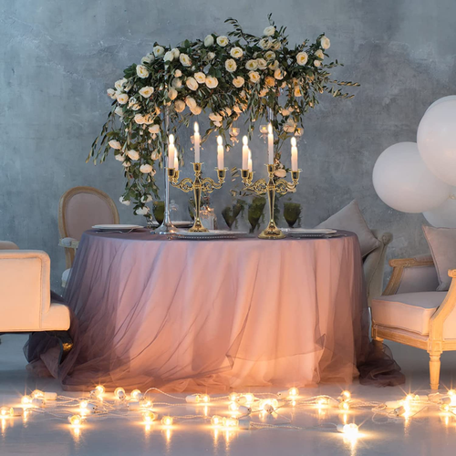 5-Candle Metal Candelabra Candle Holder 10.6 Inch Tall Candlestick Holders For - 第 8/12 張圖片