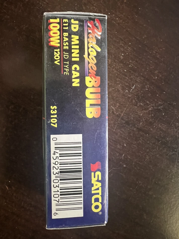 Satco S3107 Bulb 100W 120V T4 Mini Candelabra E11 Base Clear 2900K - Image 2 of 4