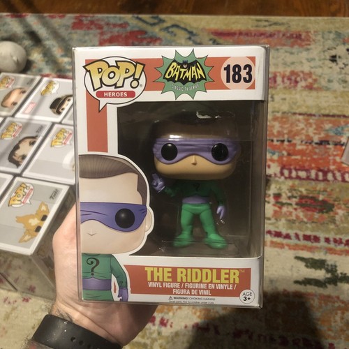 Funko POP! Heroes The Riddler #183 Batman Classic TV Series Vinyl Figure w/Case - Picture 11 of 12