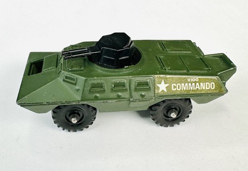 Vietnam 1970 Commando V100 Amphibious Armored Car, Vintage Corgi Jr Die Cast, UK - Picture 2 of 8
