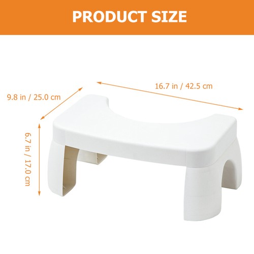 2 Count Thickened Toilet Stool Bathroom Stools for Adults Office Child - Picture 5 of 12