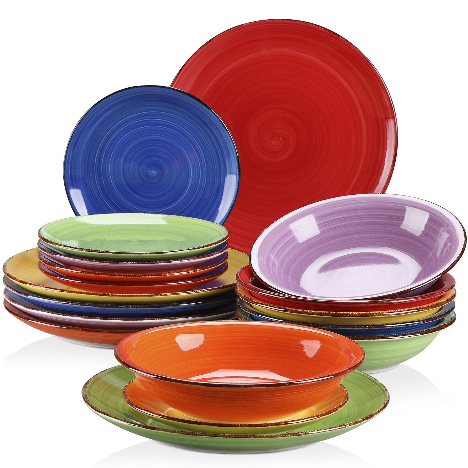 Vancasso BONITA 18 piezas servicio de mesa gres plato juego servicio combinado 6 personas