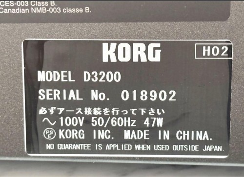 Korg D3200 Digital Recording Studio Tested Working from Japan - Picture 7 of 7