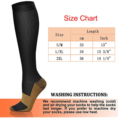 Knee Sleeve Compression Brace Support Joint Pain Arthritis Relief Running Sports - Picture 19 of 19
