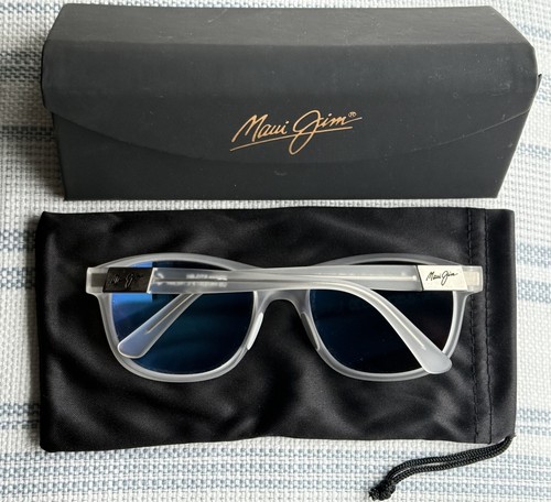 Maui Jim Wakea MJ 745 05 CM Kristallgestell + Sonnenbrille Hawaii blau polarisiert - Bild 4 von 6
