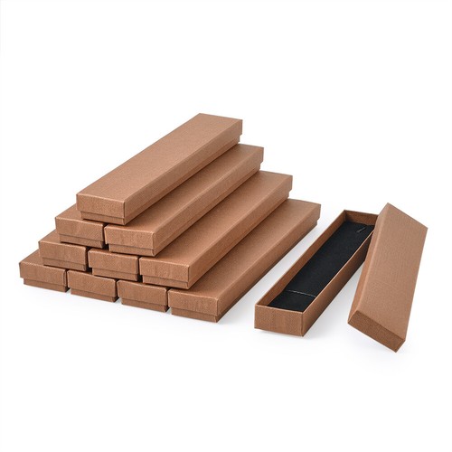 12pcs Rectangle Cardboard Jewelry Necklace Pendants Boxes Present Case 21x4X2cm - Picture 9 of 53