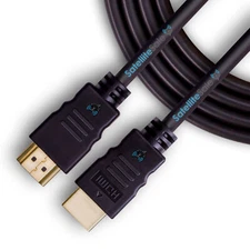 SatelliteSale Digital High-Speed 2.0 HDMI Cable PVC 2160p Black Cord