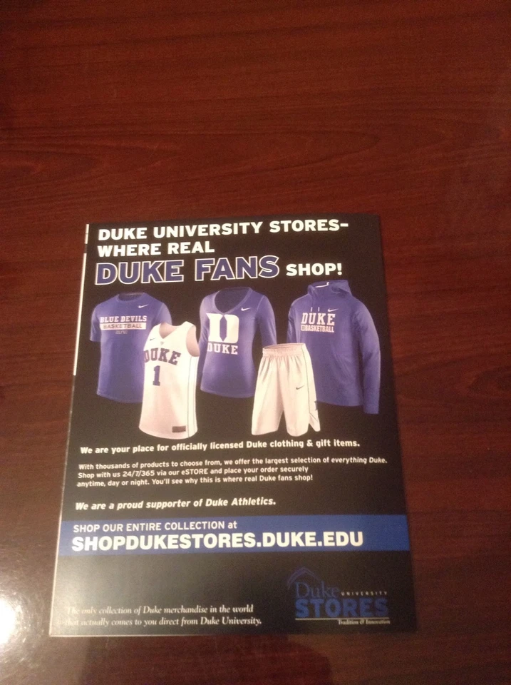 Duke Blue Devils Men's Basketball 2015-2016 Coach K Program - Image 4 of 4