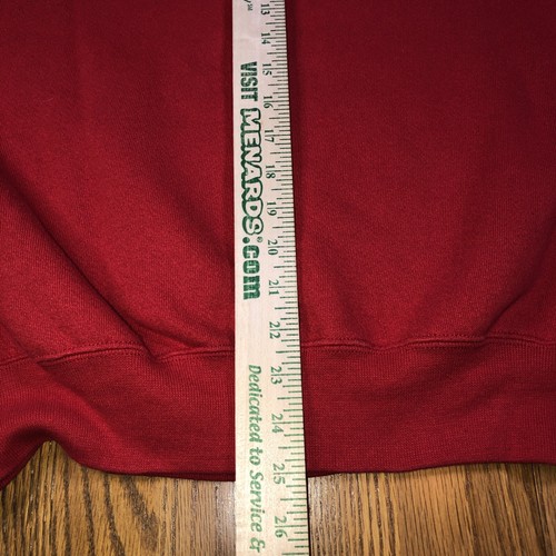 USMC United States Marine Corps Sweatshirt Red Mens Large Long Sleeve USA - Picture 9 of 10