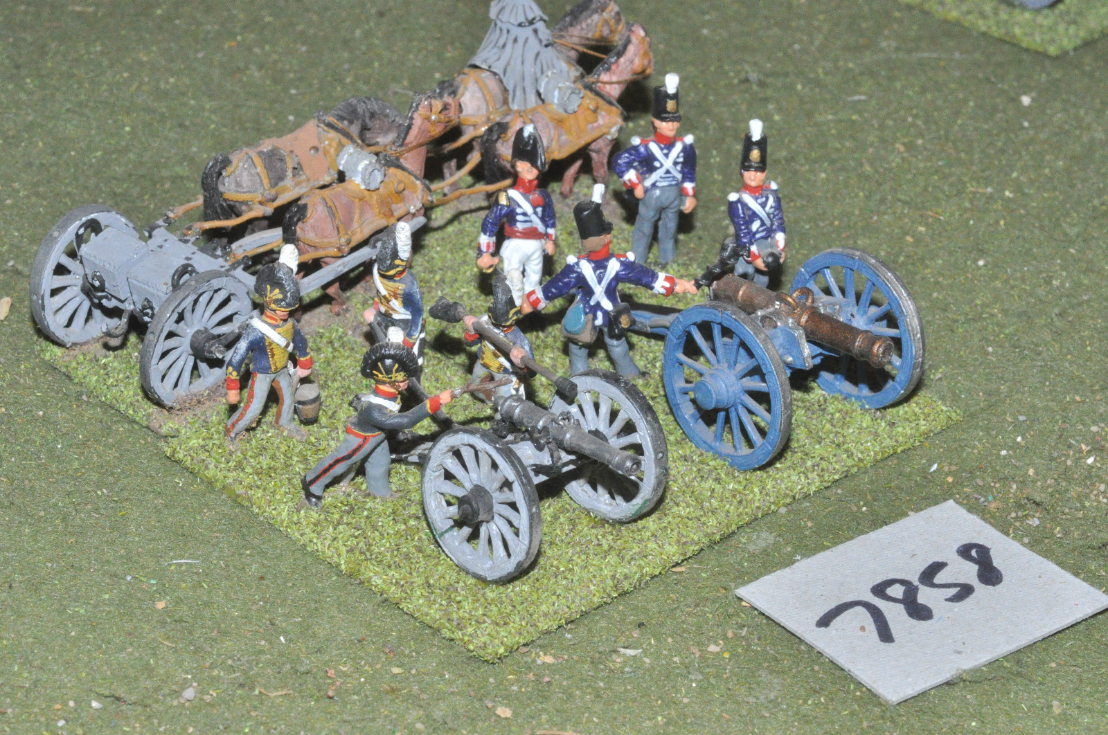 25mm napoleonic british - artillery 2 guns limber painted metal - art (7858) 25mm napoleonic british - artillery 2 guns limber painted metal - art (7858)