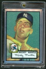 1996 Topps 1952 Mickey Mantle Commemorative Set Card #2 Of 19 No Coating