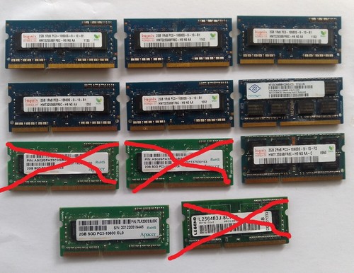 Various 2GB DDR3 Desktop Memory PC3-10600S DDR3-1333 SODIMM RAM You Choose - Picture 2 of 3
