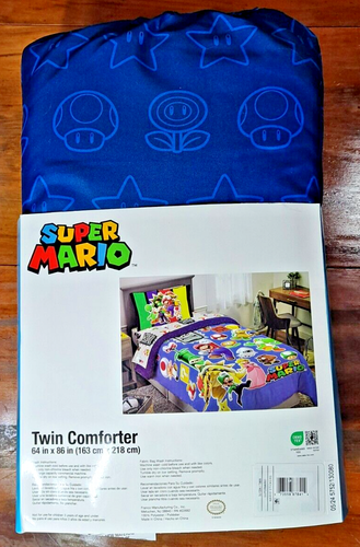 8 PC Boys Kids Bed Sheet Set Pokemon Pikachu Mario Kart Yoshi Fleece Throw TWIN - Picture 5 of 15