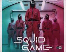 Park Hae-soo Signed Autographed 11x14 Photo Squid Game Beckett COA Park Hae-soo Signed Autographed 11x14 Photo Squid Game Beckett COA