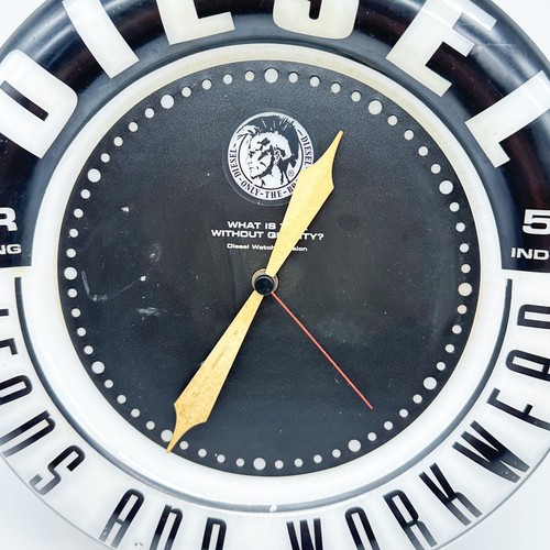 Diesel Wanduhr Werbung Jeans and Workwear Retro Uhr - Bild 6 von 7