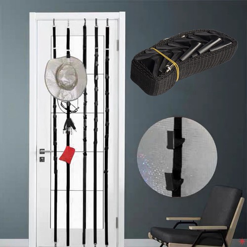 2xHat Holder Rack Home Organizer Storage Door Closet Hanger Baseball Cap Rack UL - Picture 3 of 13