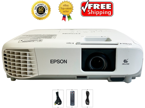 Projecteur Epson PowerLite 108 3LCD 3700 ANSI HD 1080p LAN H860A USB Avec Pack
