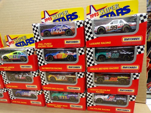 1995 MATCHBOX SUPER STARS SERIES II NASCAR RACE CARS LOT OF 19 - NEW OLD STOCK ! - Picture 4 of 8