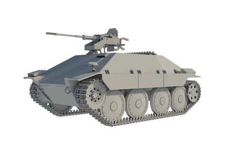 VK35004 Bergepanzer Hetzer mit 3cm Flak MK-103 Plastikbausatz 1:35 von 16.02 - Picture 11 of 11