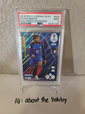 PSA9 RC mbappe panini 2018 W杯 2018 PANINI PRIZM WORLD CUP KYLIAN MBAPPE RC NEW ERA FRANCE
