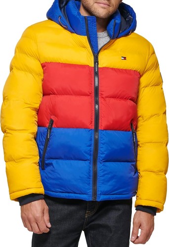 Tommy Hilfiger Men'S Hooded Puffer Jacket, All Sizes 📏 And Colors 🌈
