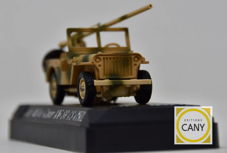 Veicolo Militare Jeep Willys Canon Di 106 Limitata e Numerata - Verem - 1/50 - Immagine 2 di 4
