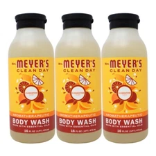 Pack of 3x Mrs. Meyer's Clean Day Aromatherapeutic Body Wash, Clementine, 16 Oz