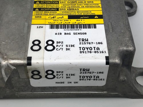 03-09 Toyota Avensis Mk2 SRS Safety Control Module unit 8917005161 - Picture 8 of 8