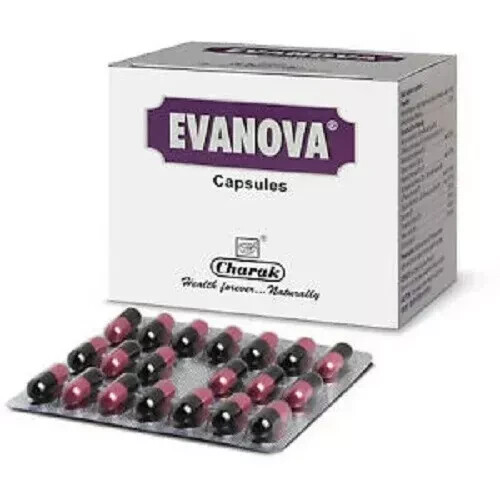 Charak Evanova 2 Strips | 40 Capsules | Women’s Wellness | FAST SHIP Exp. 2027 - Picture 6 of 7