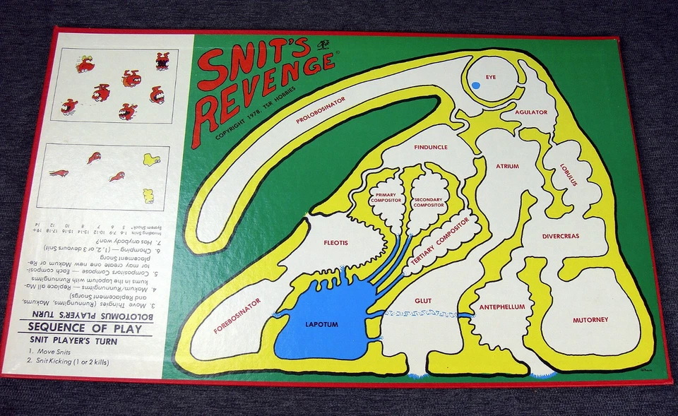  TSR Snits Revenge A Ludicrous Game Board Game Missing 4 Pieces - Image 2 of 3