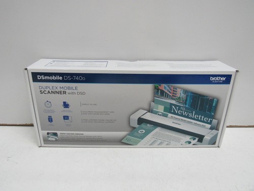GENUINE BROTHER DS-740D DUPLEX COMPACT MOBILE DOCUMENT SCANNER - 第 1/1 張圖片
