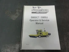 Superior Broom SM80CT SM80J Operator & Service Manual      2009