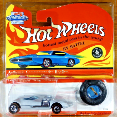 Hot Wheels Vintage Collection Redline Twin Mill Metalflake White