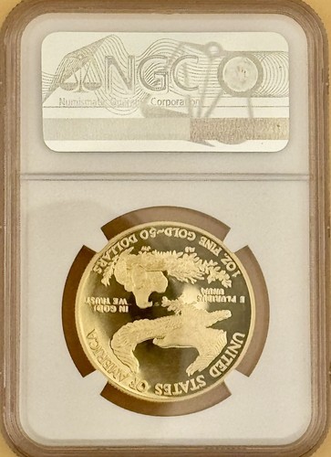 2021-W G$50 FAMILY OF EAGLES NGC PF70 TYPE-1 35th Anniversary Label. - Picture 4 of 7