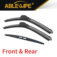 Front And Rear Windshield Wiper Blades set of 3 Fit for Subaru Ascent 2019-2022