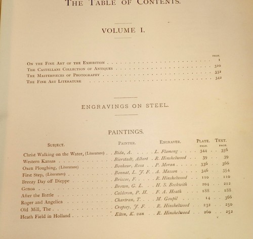 1876 Masterpieces of Centennial International Exhibition (Philadelphia) 3V LTHR - Picture 5 of 24