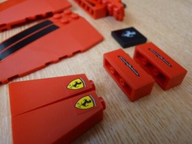 LEGO 8652 Racers Enzo Ferrari 1:17 2005 Supercar Series without Box