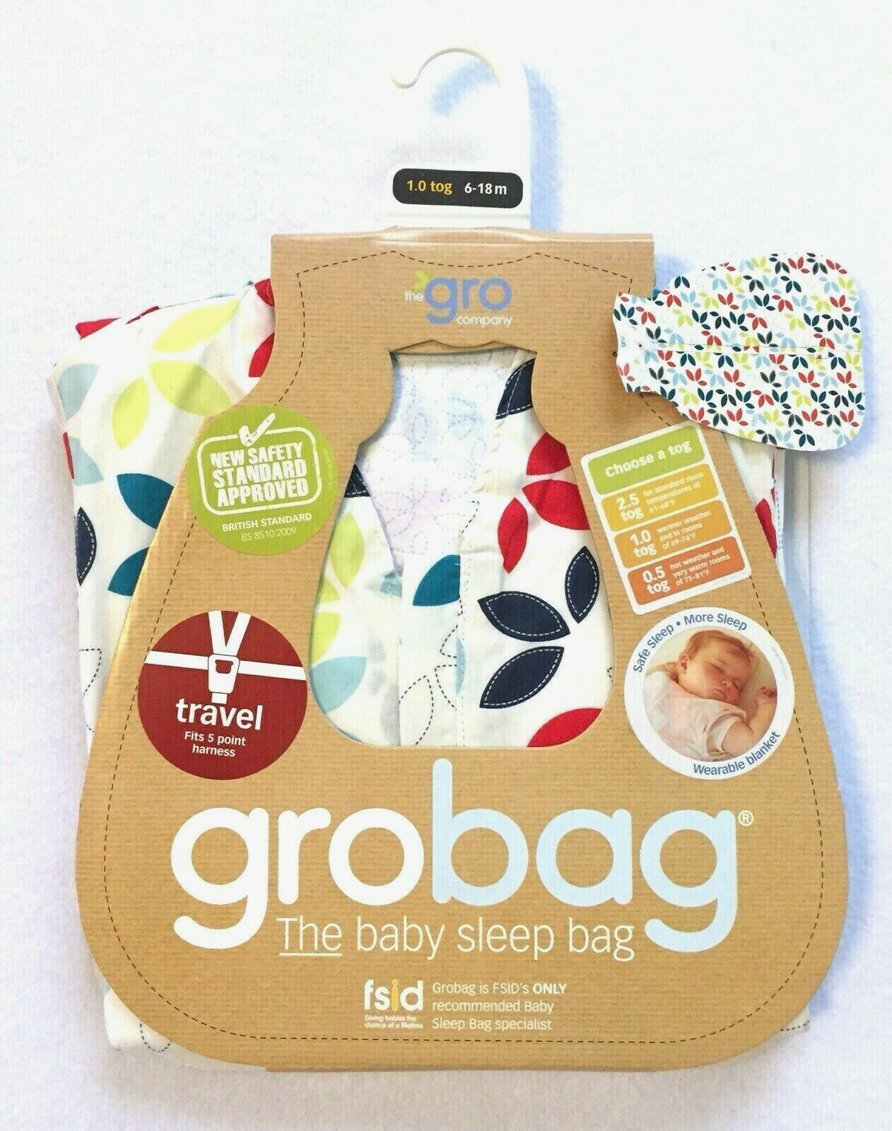 1.0 tog baby sleeping bag