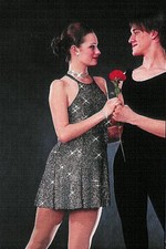 MYSTIQUE Child Large Art Stone Lyrical Dance Dress Jazz Tap Costume