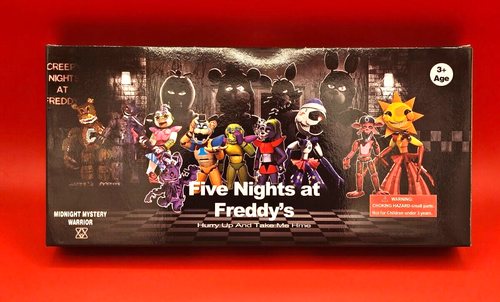Five Nights At Freddy's 2" Figures + 3 FNAF Charms Bundle Hurry Up &Take Me Home - Picture 6 of 6