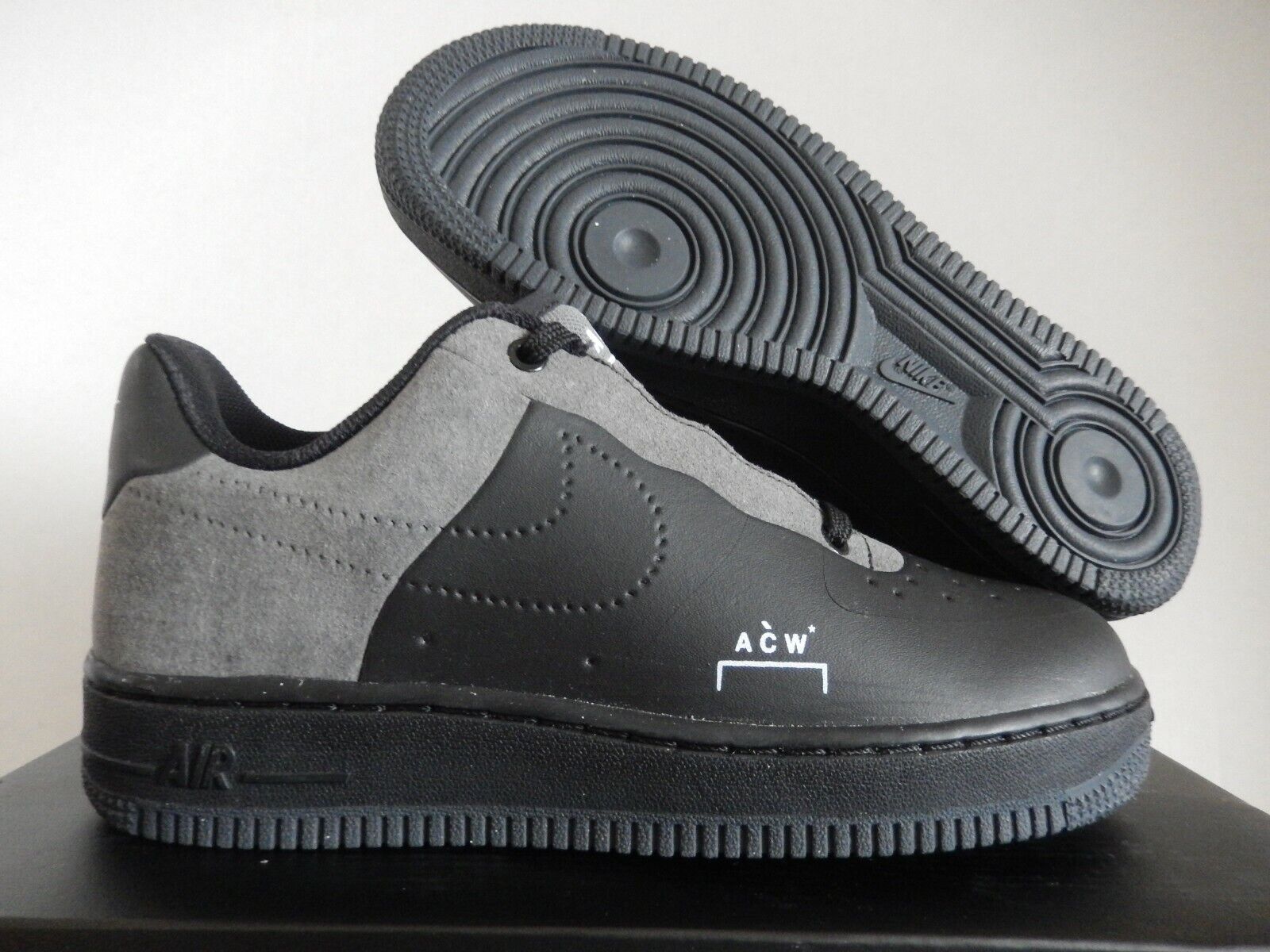 Palmadita error matrimonio NIKE AIR FORCE 1 07 / ACW A COLD WALL BLACK MENS SZ 4.5 / WMNS SZ 6  [BQ6924-001] | eBay