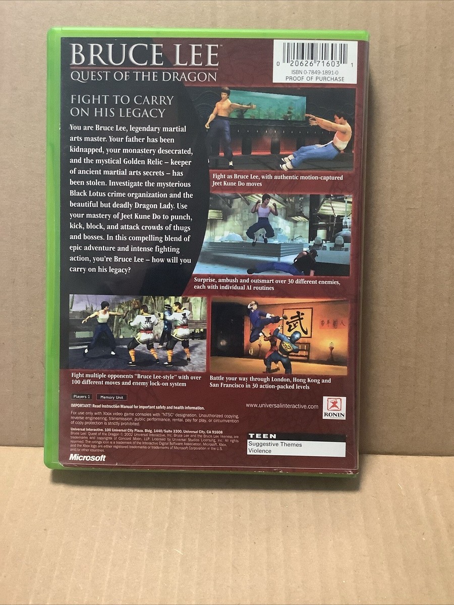 Bruce Lee: Quest of the Dragon 20626716031| eBay
