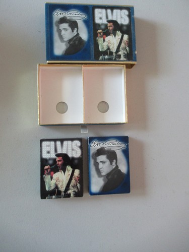 Elvis Presley Spielkarten Double Set eine in Farbe mit der anderen s/w - Bild 2 von 8