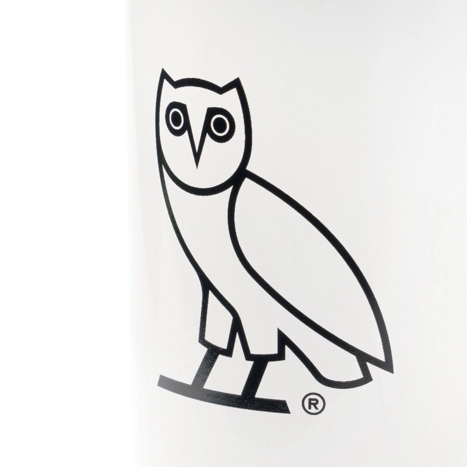 Botella de agua OVO X KLEAN KANTEEN búho blanco 20 OZ. Drake de acero inoxidable [NUEVO] Foto 3 de 3