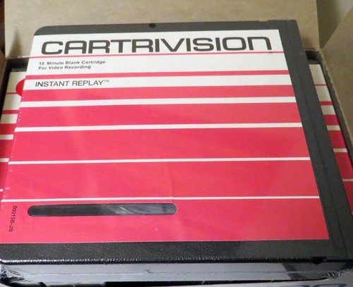 CARTRIVISION 6 FACTORY SEALED 15-MINUTES BLANC VIDEO CARTRIDGES ORIGINAL PACK - Picture 4 of 7