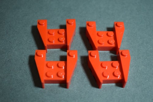 Lego 2399 50373 Cuña Doble 3x4 Seleccionar Color Pack de 4 - Imagen 4 de 8