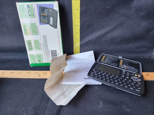 Vintage Radio Shack EC-356 64k Memory Electronic Organizer New In Box Tested - Zdjęcie 2 z 3