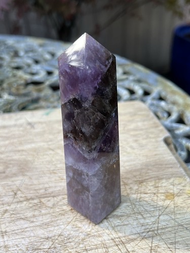 Super Seven Melody Stone 4 Sided Crystal Point Tower Wand 176g 22 AAA+ - Picture 7 of 12