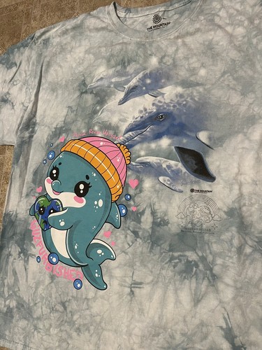 GuzFurbished X The Mountain BLASTOVER SHADOW THE DOLPHIN T-shirt Size 3XL - Picture 3 of 8